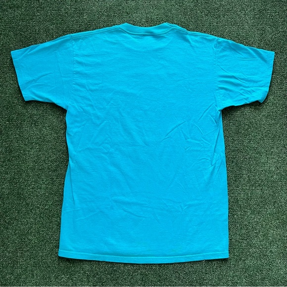 Vintage New Orleans Tourist “We Be Jammin” Music Blue T Shirt Size L 21X30 - Picture 6 of 8